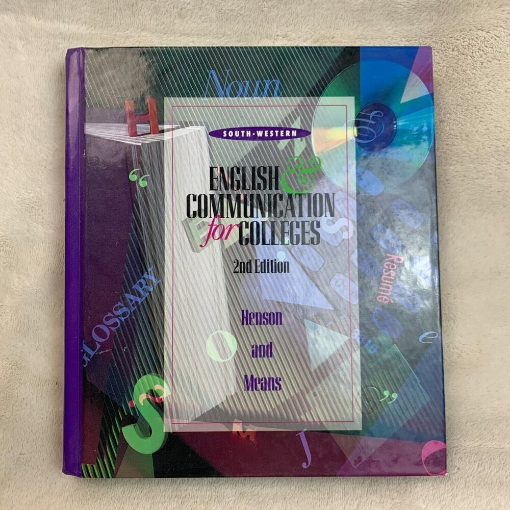 1997 ENGLISH AND COMMUNICATION FOR COLLEGES By Carol Henson & Thomas L. Means